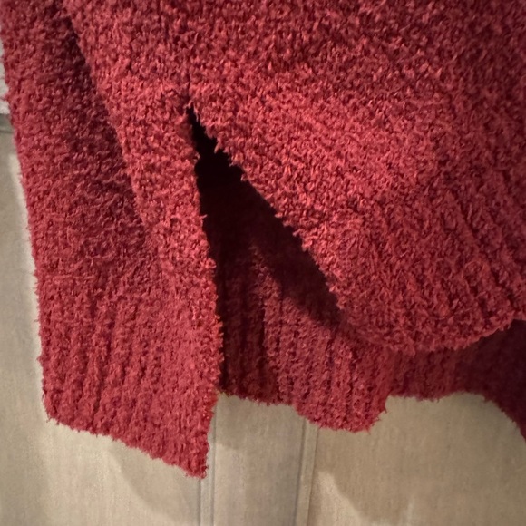 White Birch cozy pullover top red wine multiple sizes - Picture 2 of 4